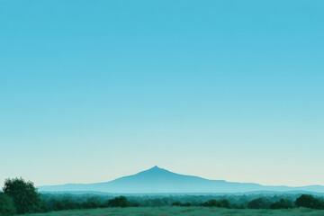 photorealistic ultraminimalistic depiction of vast sky serves as contemporary background