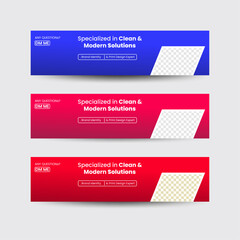 Linked In Back Cover design template, Clean professional Linked in template, visiting card, Linked in template.