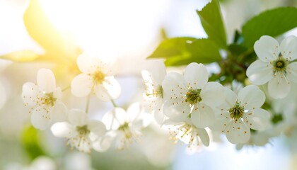 Delicate spring blossoms