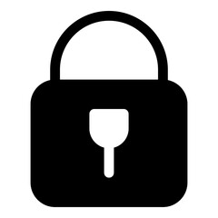 Lockout icon for security and safety