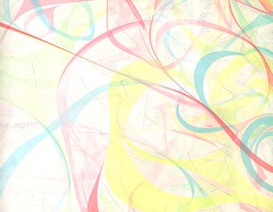 Obraz premium Abstract swirling pastel patterns