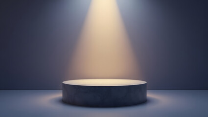 Minimalist Platform for Product Disply 