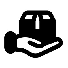 Shipping icon with line style