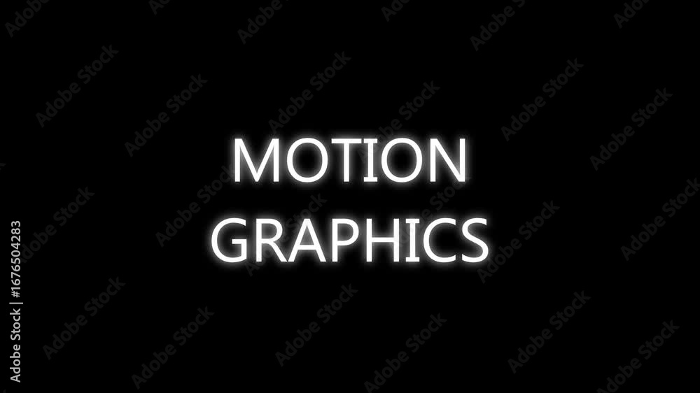 Aufkleber motion graphics title animation modern clean minimalist design corporate video background loop. mode
