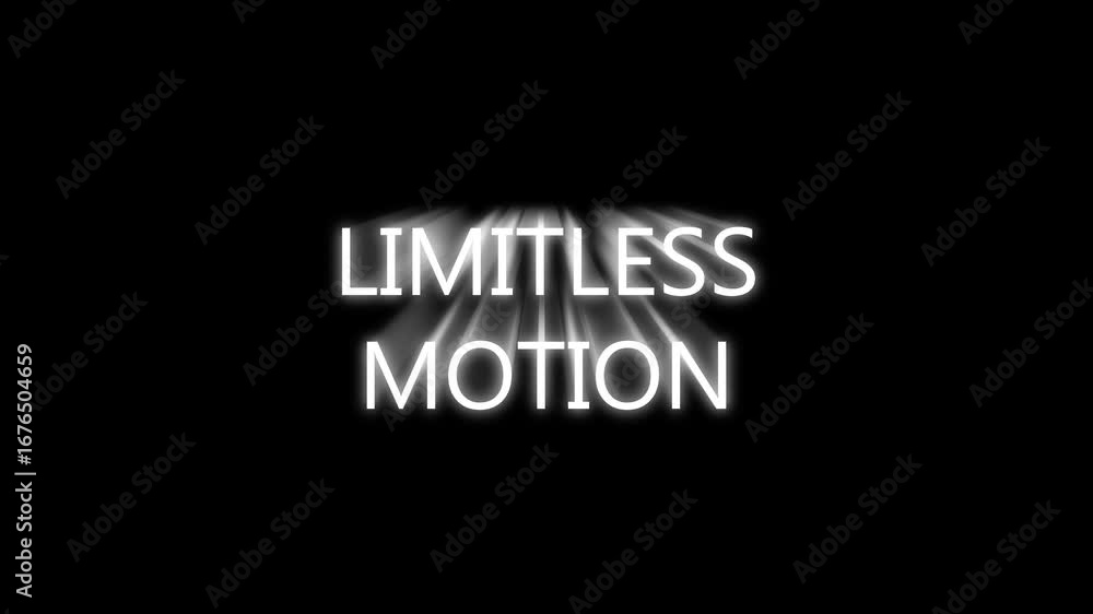 Aufkleber abstract limitless motion animation background speed energy bright white text neon glow 4k uhd. dyna