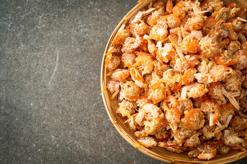 dried shrimps or dried salted prawn