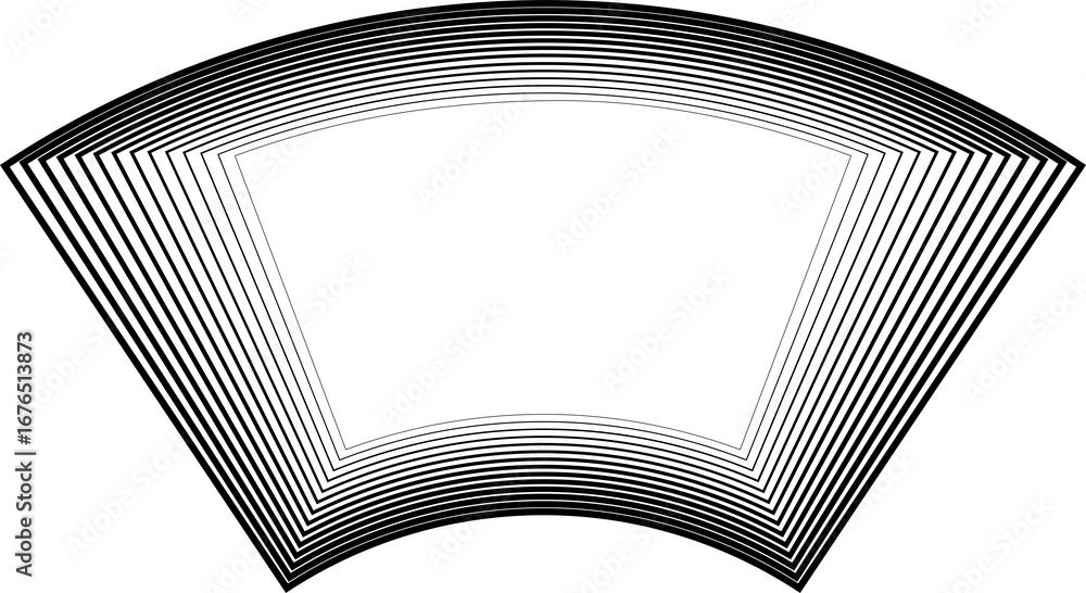 Poster Square blending line frame. Halftone design elements