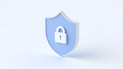 Shield with lock icon