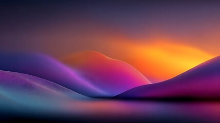 Stunning colorful abstract mountain waves high resolution picture