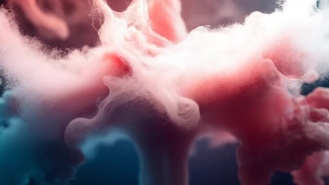 Kaleidoscope abstract smoke. Abstract symmetry background