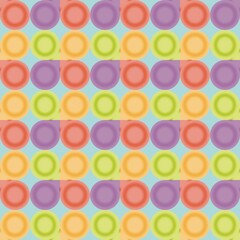 Colorful circles, circles, used for creating backgrounds, patterns printed in the image, patterns on product surfaces, multi-colored circle designs, used for creating backgrounds, printing, patterns.