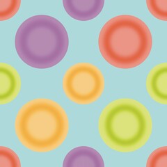 Colorful circles, circles, used for creating backgrounds, patterns printed in the image, patterns on product surfaces, multi-colored circle designs, used for creating backgrounds, printing, patterns.