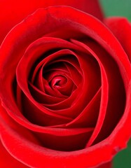 Close-up Red Rose Center