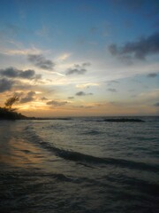 Obraz premium sunset on the beach