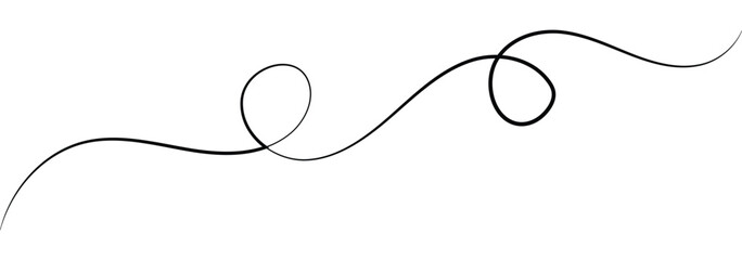 Thin line wavy background. Vector illustration isolated on white background. Technology abstract lines vector illustration. eps 10