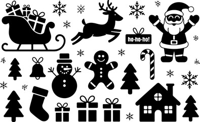 Merry Christmas doodle | Premium AI-generated vector