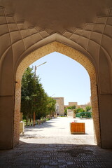 Obraz premium Chor Bakr Memorial Complex in Bukhara, Uzbekistan - ウズベキスタン ブハラ チョル・バクル