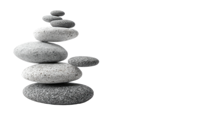 Stacked stones, balancing act