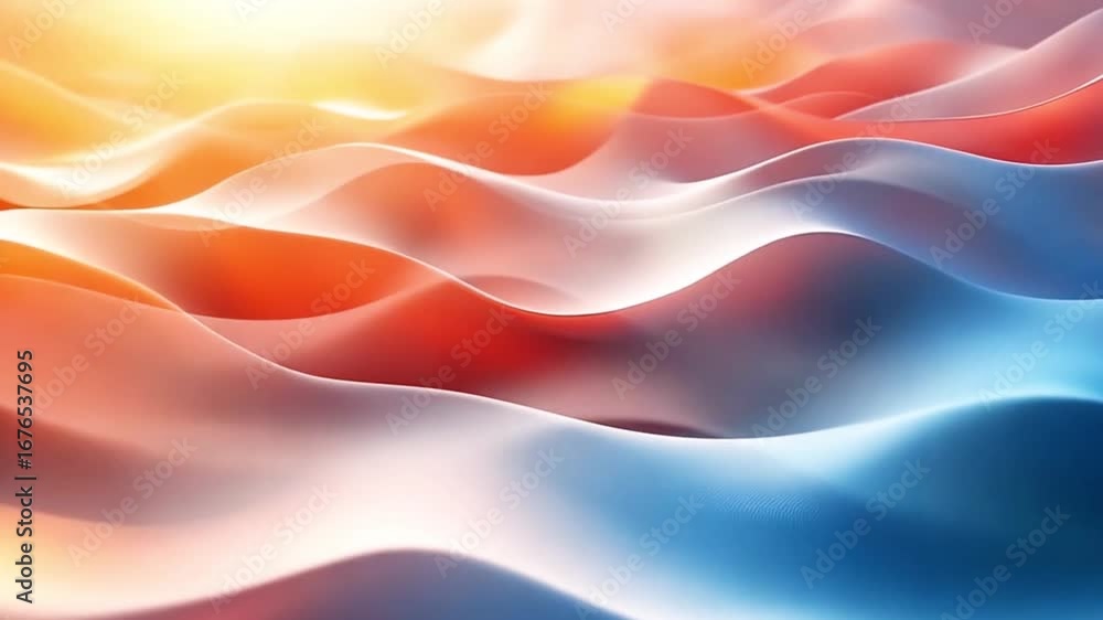 Poster abstract waves dance in a symphony of color and form, a mesmerizing visual exploration of movement a