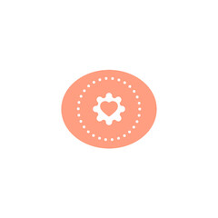 vector icon with gears