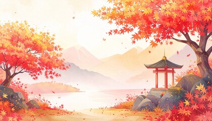 秋の庭園