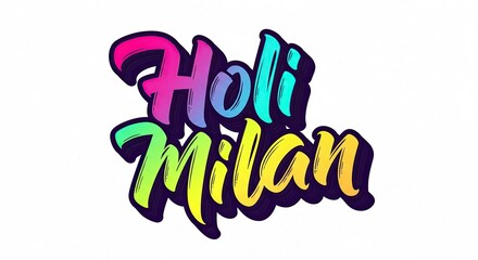 Happy Holi for Festival of Colors vector elements for card, greeting, poster design.