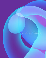 Abstract swirls, vibrant blues, purples blend. Modern design, smooth gradients create dynamic visual effect. Background texture.