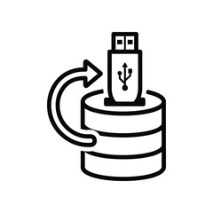 Digital Data Transfer: An illustrative depiction of data being seamlessly transferred from a storage device to a digital medium, symbolizing data accessibility and digital efficiency.