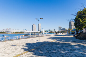 お台場海浜公園の風景