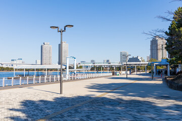 お台場海浜公園の風景