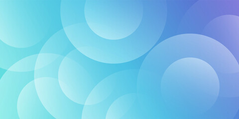 Modern abstract background with smooth blue gradient and soft overlapping transparent circles, Modern trendy design in vector illustration