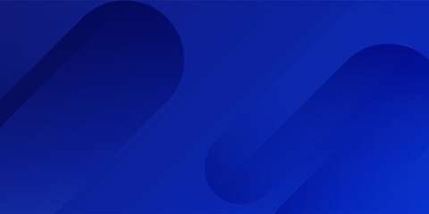 minimalist banner Abstract blue background with glowing geometric lines. Modern blue gradient square shape design. Futuristic technology concept