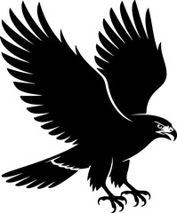 American Hawk Vector Art