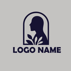 luxury beauty skin care logo design simple flat vector illustration Icon
