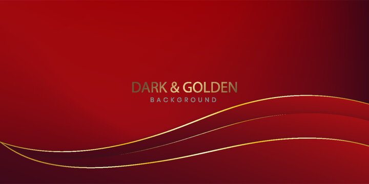 Premium Red Gold Abstract. Perfect for luxury and festive themes. Futuristic technology concept