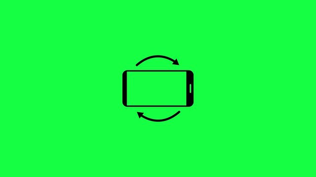 Rotate Your Phone. Rotate Your Device from Vertical to Horizontal. Please Rotate Your Phone. Turn you Smartphone and rotate device screen, 
full rotation of iphone smartphone with a green screen