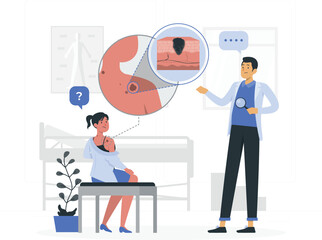 Melanoma awareness campaign graphics with rafiki theme