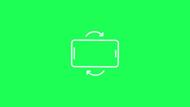 Rotate Your Phone. Rotate Your Device from Vertical to Horizontal. Please Rotate Your Phone. Turn you Smartphone and rotate device screen, 
full rotation of iphone smartphone with a green screen