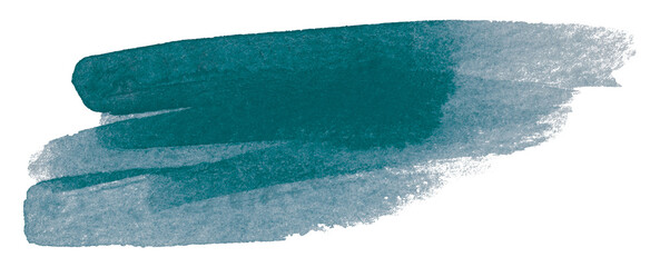 Fototapeta premium green watercolor background. Artistic hand paint. Isolated on transparent background.