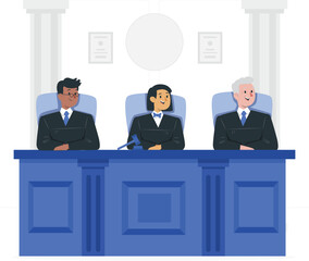 Supreme court rafiki character illustration