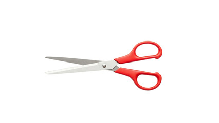 Red-Handled Scissors Sharp, Precise Cutting Tool for Various Tasks