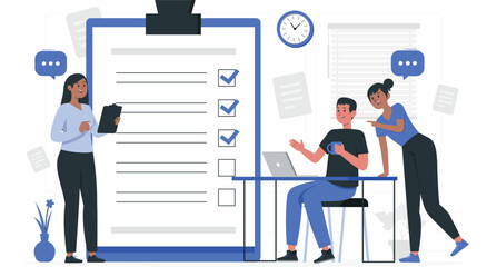 Rafiki team checklist design with color options