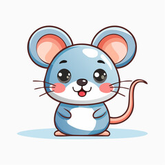 Cute Cartoon Mouse Illustration