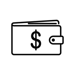 Wallet with Dollar Sign: A simple, elegant image of a wallet with the universal symbol for currency prominently displayed. It encapsulates financial themes with clarity and precision.
