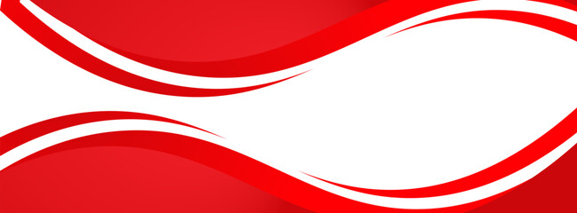 Vector red line background curve element with white space for text and message design, overlapping layers, vector illustration,poster,web