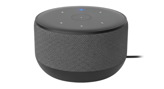 Modern Smart Speaker Voice Assistant Home Automation Device