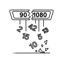 Image Resolution Downfall: A symbolic representation of digital image resolution degradation, the image illustrates the pixel-based fragmentation and the loss of data integrity