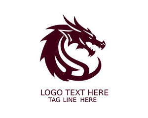Obraz premium Dragon Logo Design Vector