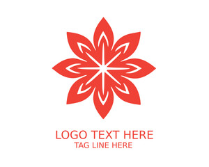 Flower Logo Design Vector