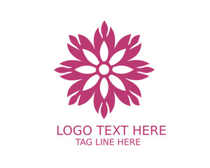 Flower Logo Design Vector